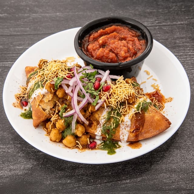 Samosa Chaat.